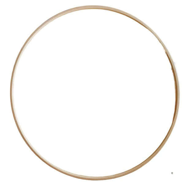 Houten hobby Ring voor mandala, dromenvangers. Voor de beste prijs bij hobbygaren.nl