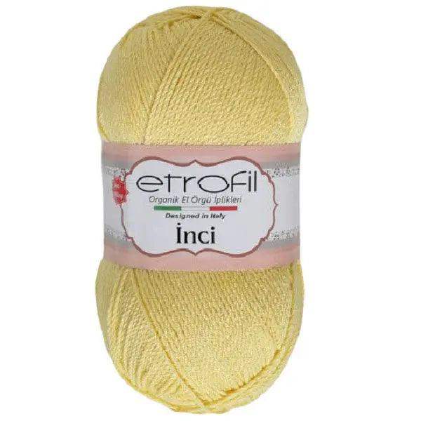 Etrofil Inci Premium Anti Pilling Garen-Geel 72008 - Hobbygaren