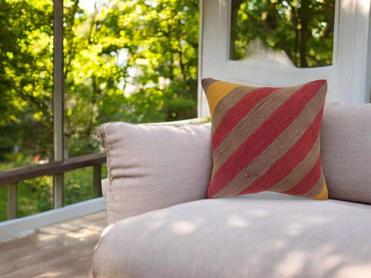 Vintage Kelim Kussenhoes -40x40 cm -22 - Hobbygaren