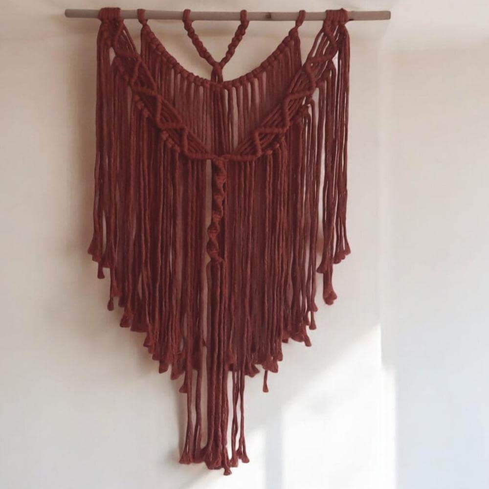 Macrame Pakket Wandkleed Boho - Terracotta - Hobbygaren