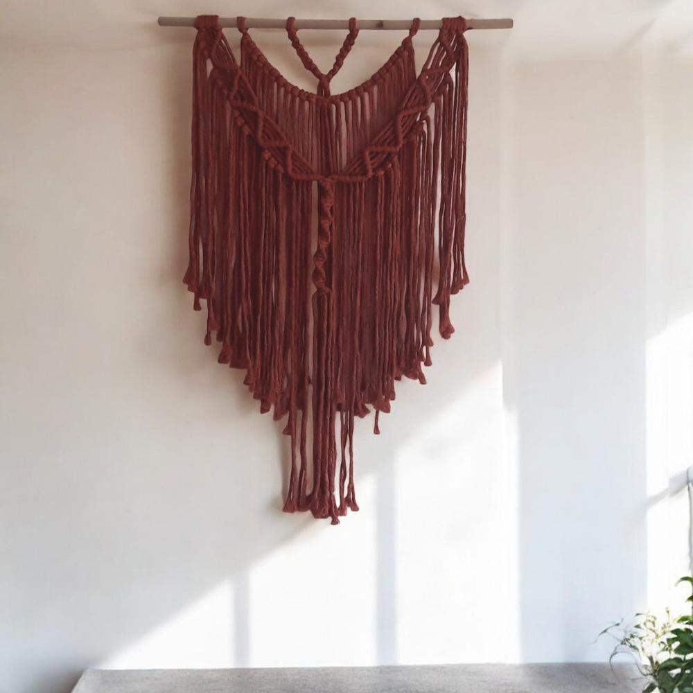 Macrame Pakket Wandkleed Boho - Terracotta - Hobbygaren