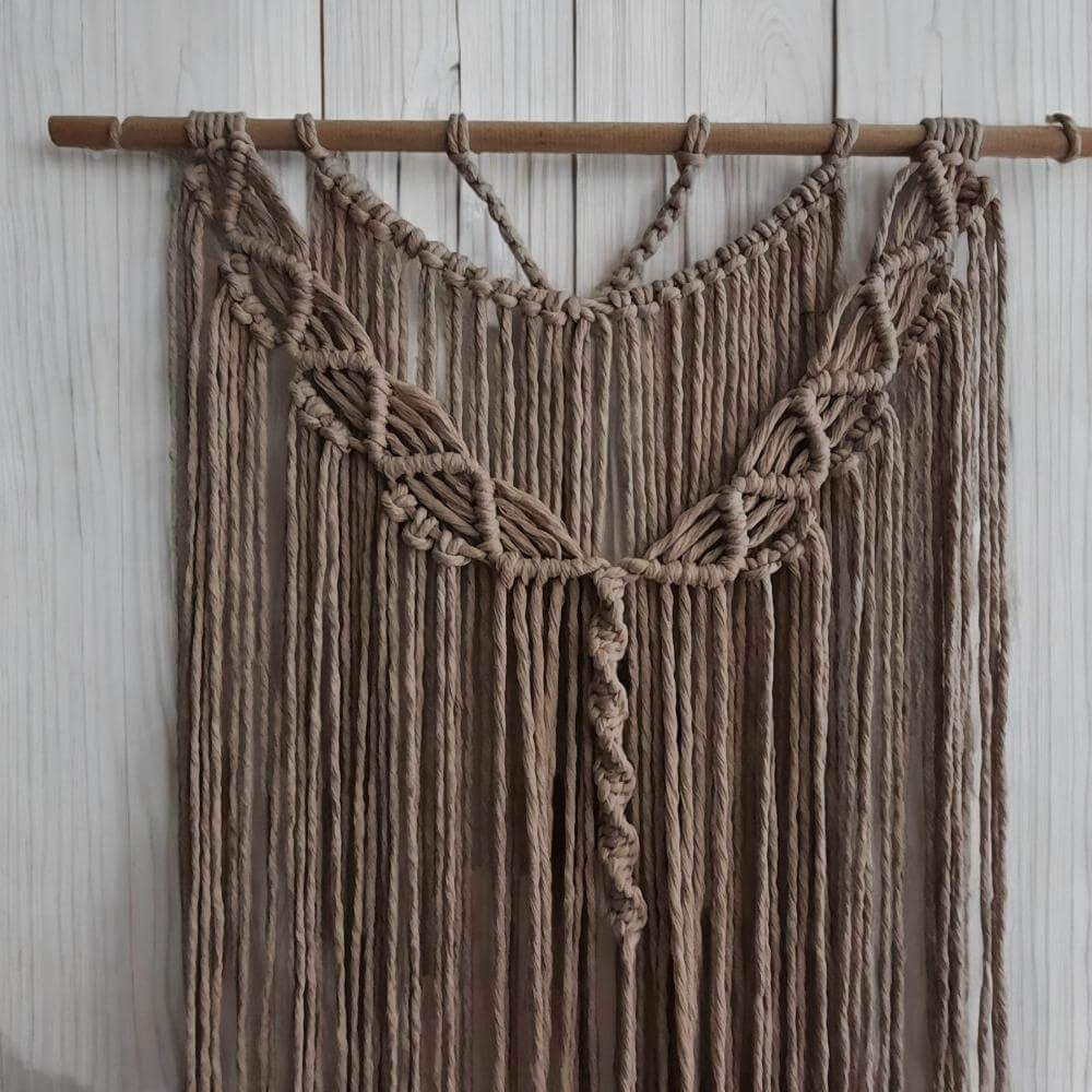 Macrame Pakket Wandkleed Boho - Beige - Hobbygaren