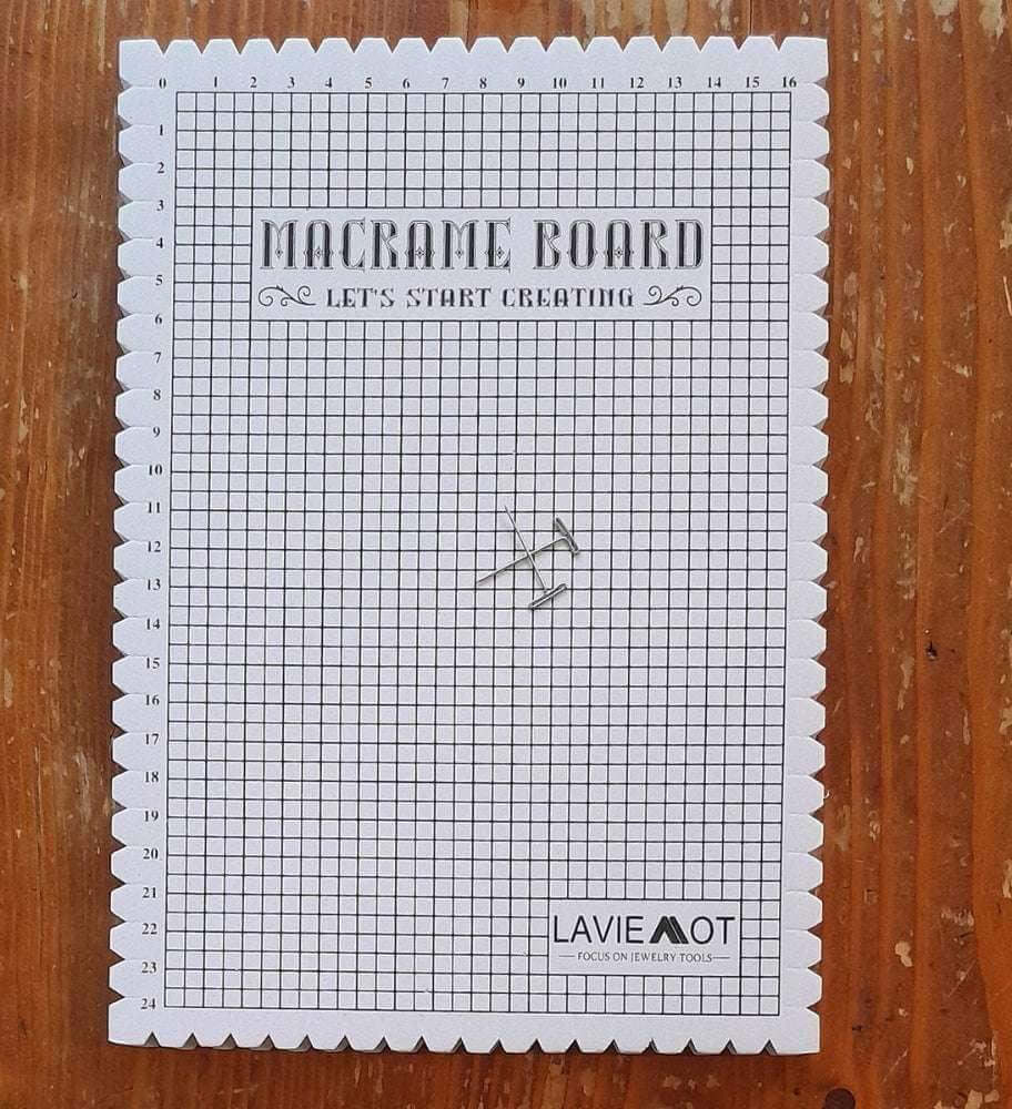 Macrame Bord 18.5 x 26.5 cm - Hobbygaren