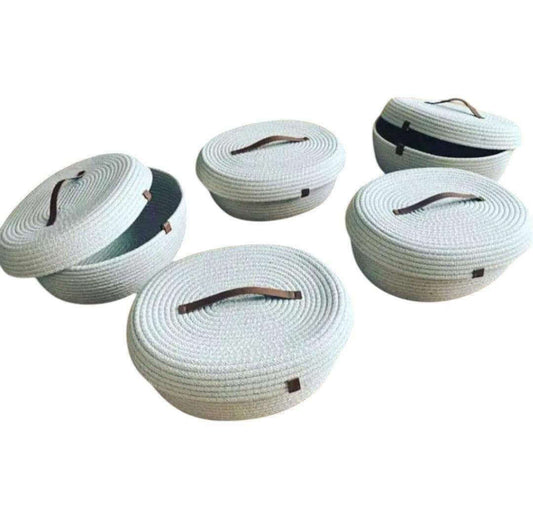 Gevlochten Naaikoord-Petrol - Hobbygaren