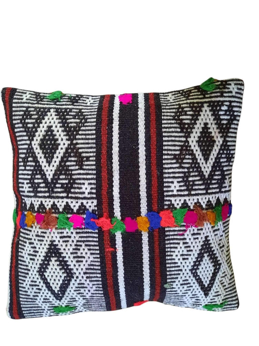 Vintage Kelim Kussenhoes -40x40 cm -3 - Hobbygaren