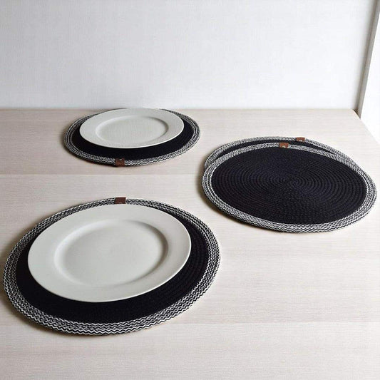 Placemats Zwart - Wit - Hobbygaren