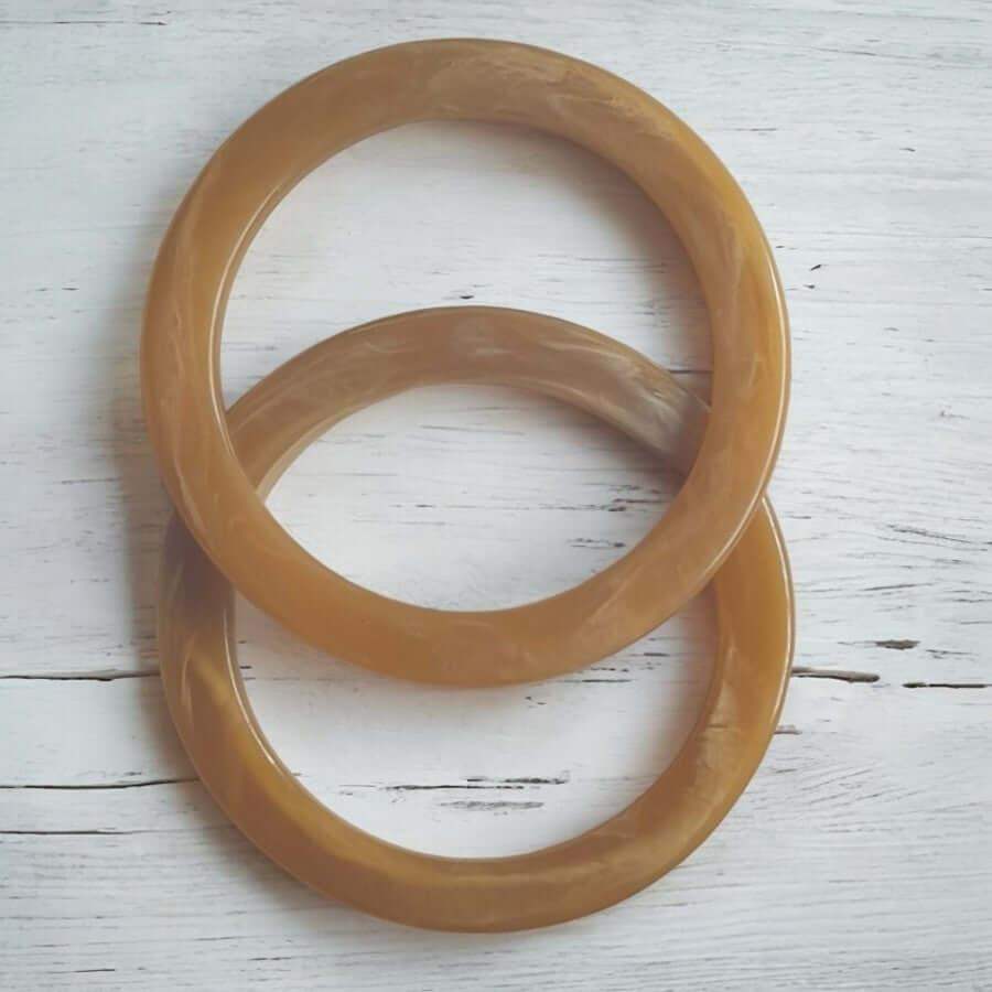 Acryl Tashengsel - Licht Caramel - Hobbygaren