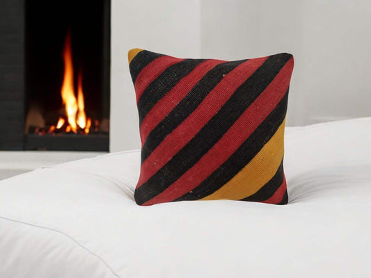 Vintage Kelim Kussenhoes -40x40 cm -17 - Hobbygaren