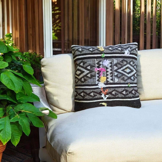 Vintage Kelim Kussenhoes -40x40 cm -19 - Hobbygaren