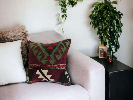 Vintage Kelim Kussenhoes -40x40 cm -2 - Hobbygaren