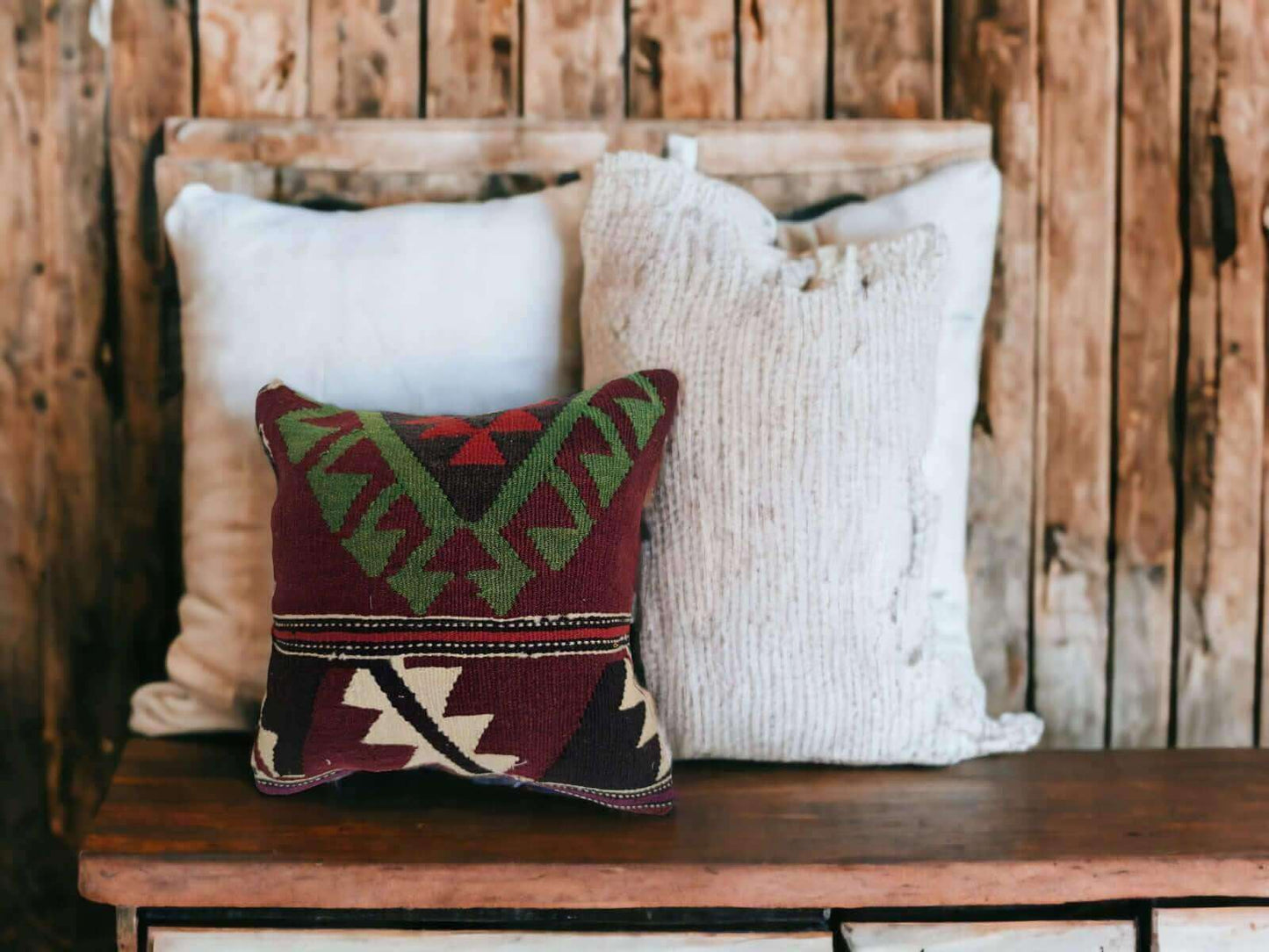 Vintage Kelim Kussenhoes -40x40 cm -2 - Hobbygaren