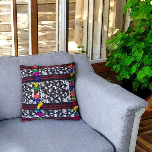 Vintage Kelim Kussenhoes -40x40 cm -24 - Hobbygaren