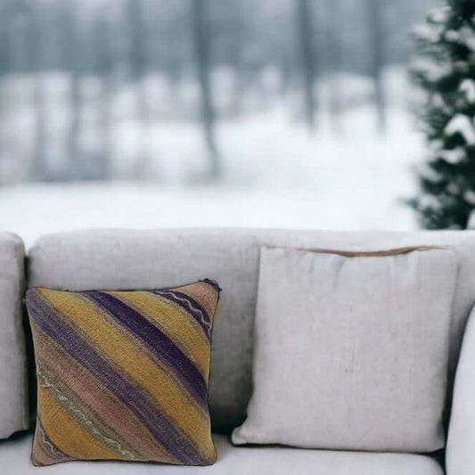 Vintage Kelim Kussenhoes -40x40 cm -6 - Hobbygaren