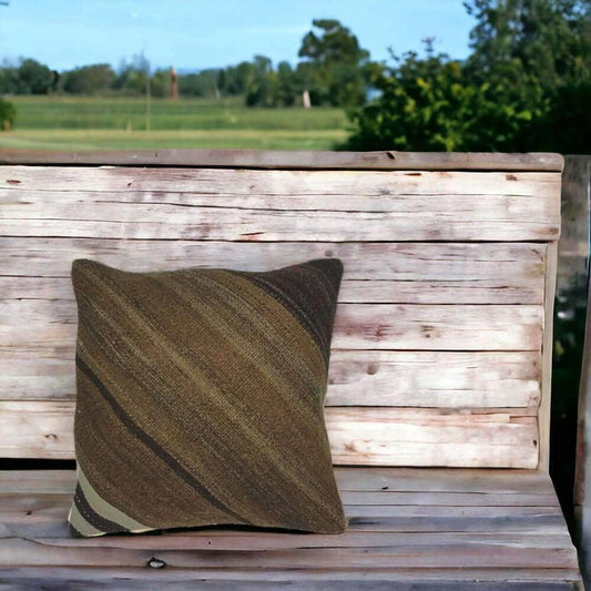 Vintage Kelim Kussenhoes -40x40 cm -12 - Hobbygaren