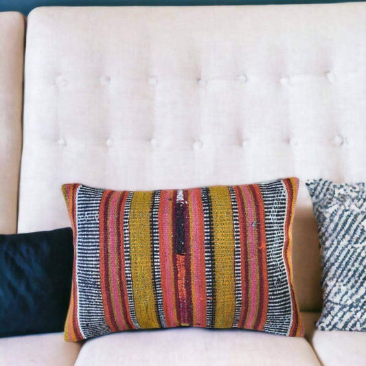 Vintage Kelim Kussenhoes-40X60 cm -11 - Hobbygaren