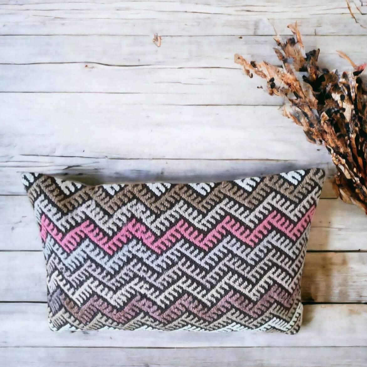 Vintage Kelim Kussenhoes-40X60 cm -19 - Hobbygaren