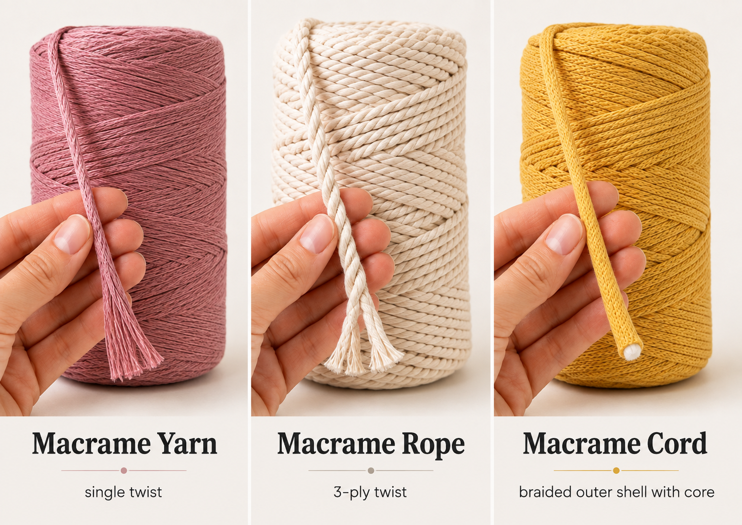 Macramé Touw Kopen: Welk Koord, Garen of Touw Heb Je Nodig?