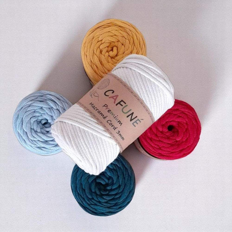 Macrame Koord Premium 3mm - Hobbygaren