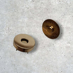 Magneetsluiting voor Tassen Rond 18mm verguld - Hobbygaren