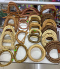 Bamboe/Rotan Tas Handvatten