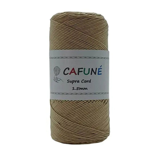 Cafuné Supra Macrame Koord 1.5mm Camel Cafuné