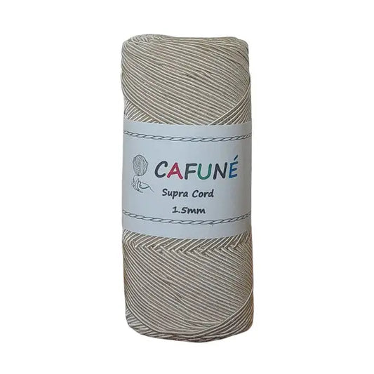 Cafuné Supra Macrame Koord 1.5mm Creme Cafuné