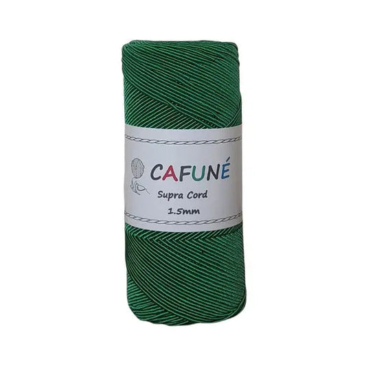 Cafuné Supra Macrame Koord 1.5mm Gras Groen Cafuné