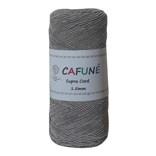 Cafuné Supra Macrame Koord 1.5mm Grijs Cafuné