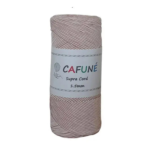 Cafuné Supra Macrame Koord 1.5mm Poeder Cafuné