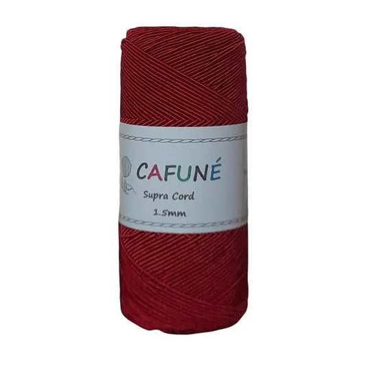 Cafuné Supra Macrame Koord 1.5mm Rood Cafuné