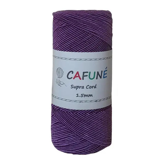 Cafuné Supra Macrame Koord 1.5mm Violet Cafuné