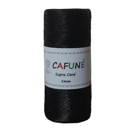 Cafuné Supra Macrame Koord 1.5mm Zwart - Dun Cafuné