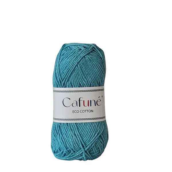  Cafune Eco Katoen haakgaren turquoise bij hobbygaren.nl