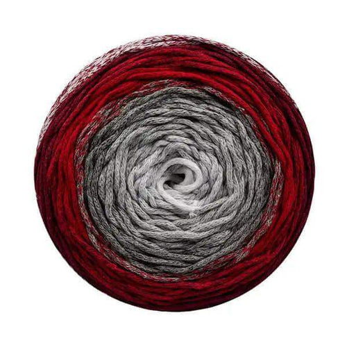 Cafuné Cake Garen-Rood-Grijs-Wit - Hobbygaren