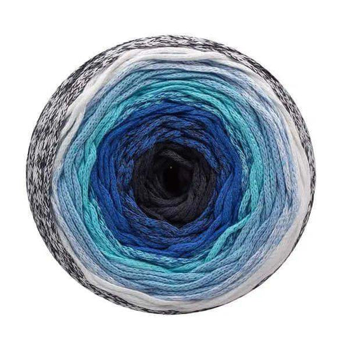 Cafuné Cake Garen-Wit-Blauw - Hobbygaren