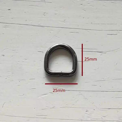 Metalen D-Ringen-Zwart Metaal - Hobbygaren