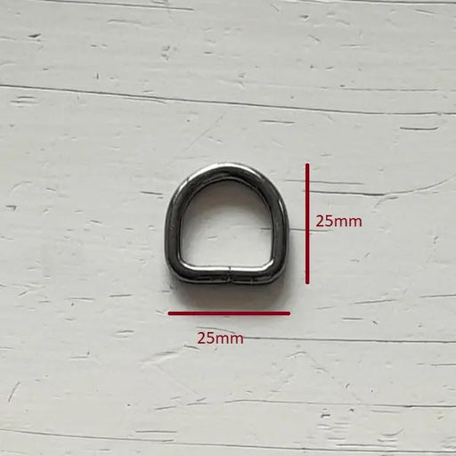 Metalen D-Ringen-Zwart Metaal voor tasbevestiging