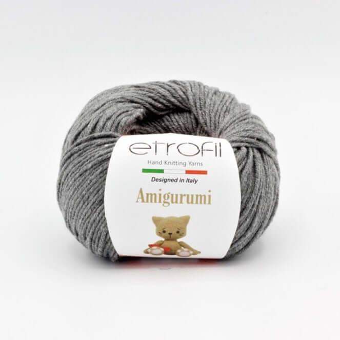 Etrofil Amigurumi Garen - Grijs - No 70984 - Hobbygaren