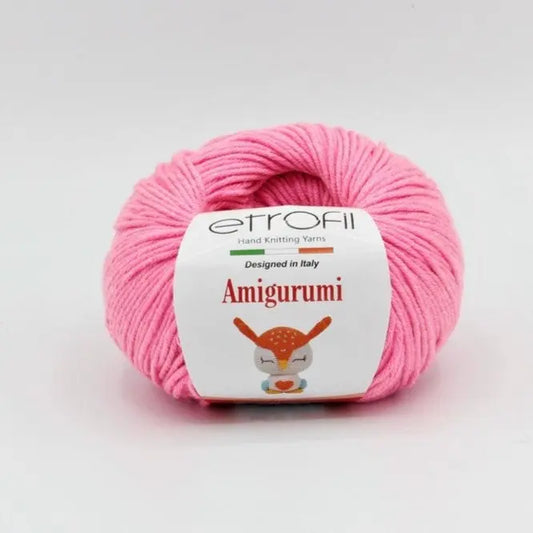 Etrofil amigurumi garen suiker roze van hobbygaren.nl