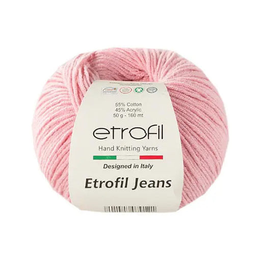 Etrofil Jeans haak garen-Donker Roze 11 van hobbygaren.nl