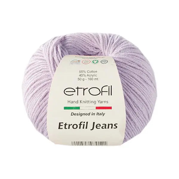 Etrofil Jeans haak garen-Lila 16