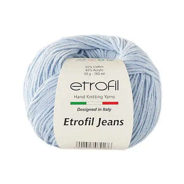 Etrofil Jeans haak garen-Baby Blauw 18 - Hobbygaren