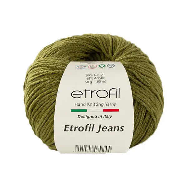 Etrofil Jeans haak garen-Kaki 26