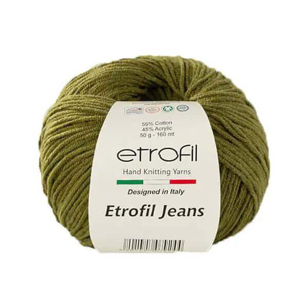 Etrofil Jeans haak garen-Kaki 26 - Hobbygaren