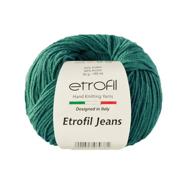 Etrofil Jeans haak garen-Gras Groen 41 van hobbygaren.nl