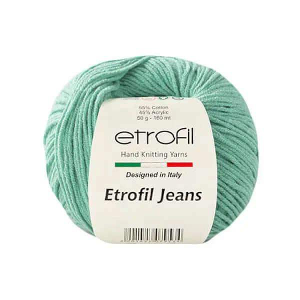 Etrofil Jeans haak garen-Aqua Groen 54 - Hobbygaren
