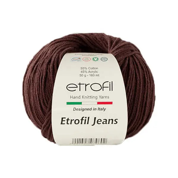 Etrofil Jeans haak garen-Bruin 62