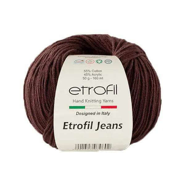 Etrofil Jeans haak garen-Bruin 62 - Hobbygaren