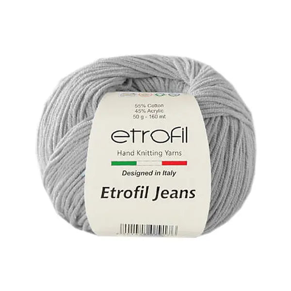 Etrofil Jeans haak garen-Licht Grijs 68