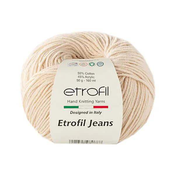 Etrofil Jeans haak garen-Beige 70 - Hobbygaren